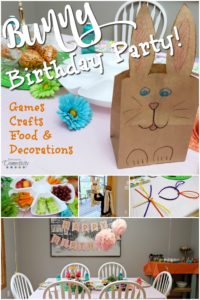 Bunny Birthday Party - Games, Crafts, Food, and Decorations
