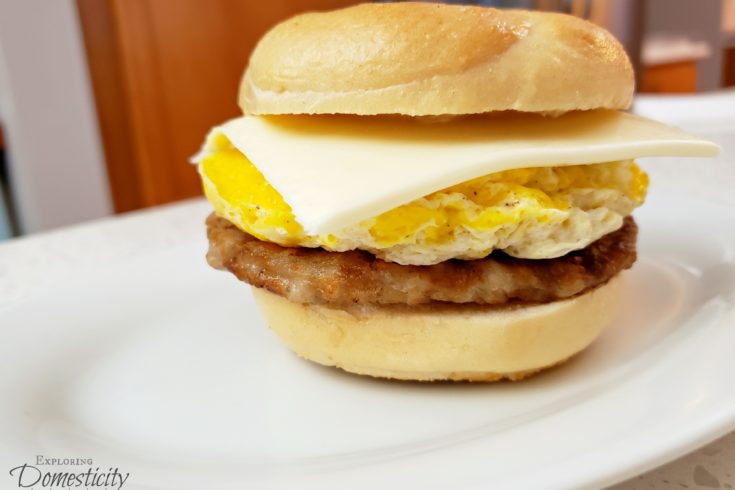 Breakfast Sandwiches that are faster than frozen