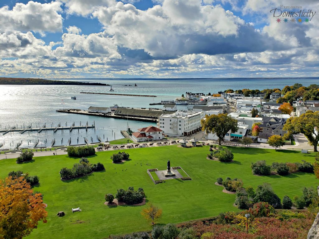 Mackinac Island with Kids - the view from Fort Mackinac