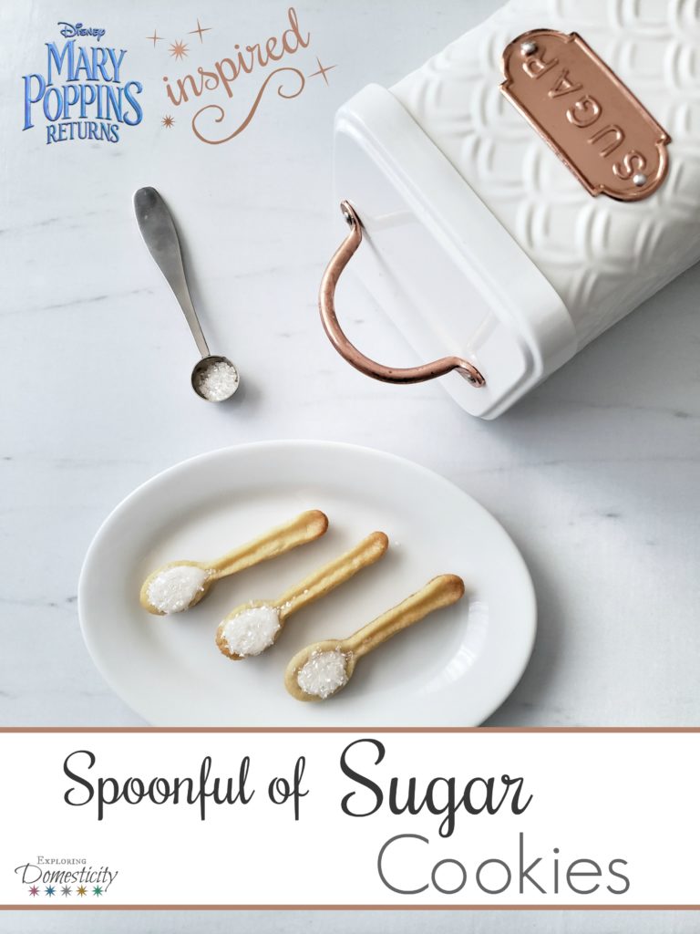 Mary Poppins Returns Inspired - Spoonful of Sugar Cookies