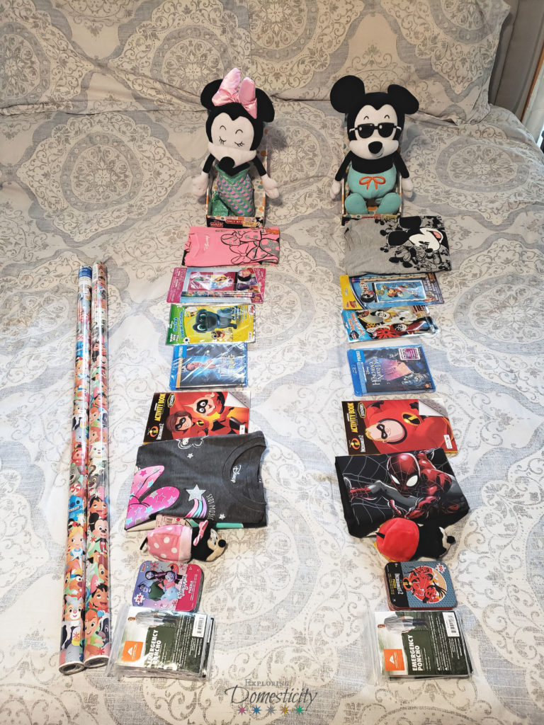 Surprise Disney Vacation - Small Disney gifts (Mickey and Minnie, activity books, Disney shirts, etc) leading up to the big surprise