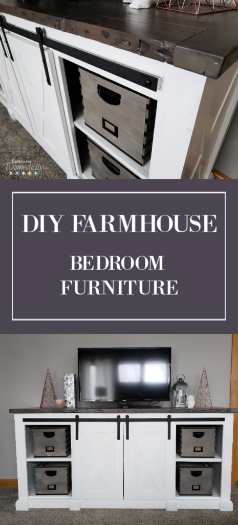 DIY Farmhouse Bedroom Furniture - DIY Farmhouse Dresser and Night Stands