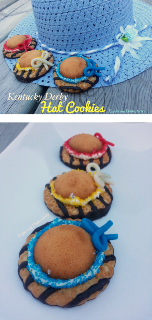 Kentucky Derby Hat Cookies and perfect tea party treat
