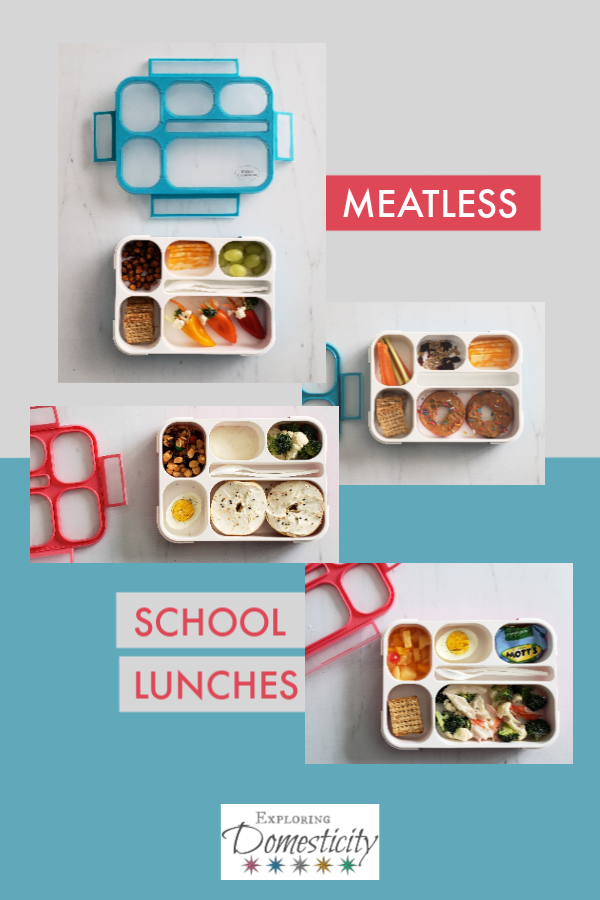 Meatless School Lunches - Meat-free or seafood lunch ideas for Lent