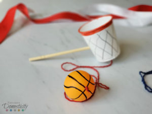 Basketball Cup and Ball Craft ⋆ Exploring Domesticity