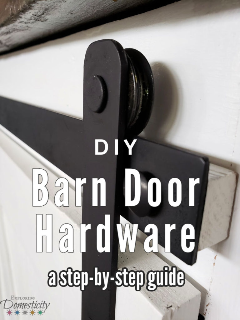 DIY Barn Door Hardware step-by-step guide