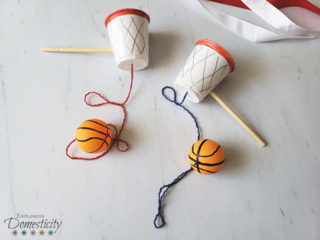 Basketball Cup and Ball Craft ⋆ Exploring Domesticity