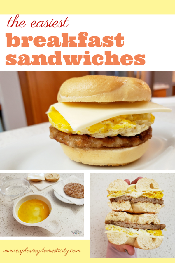 The Easiest Breakfast Sandwiches - just as easy as frozen!