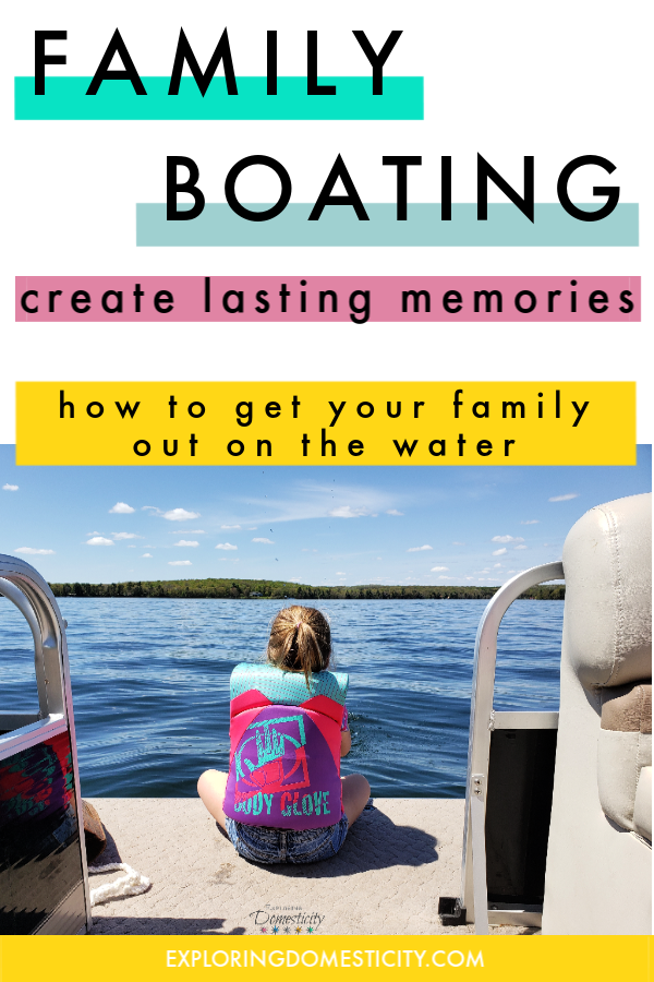 Family Boating Create lasting family memories with a child in a life jacket sitting on the front of a boat
