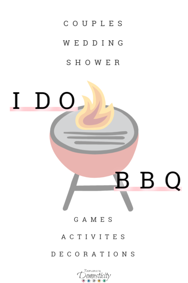 I Do BBQ_ Couples Shower Games, Activities, and Decor graphic with illustrated grill