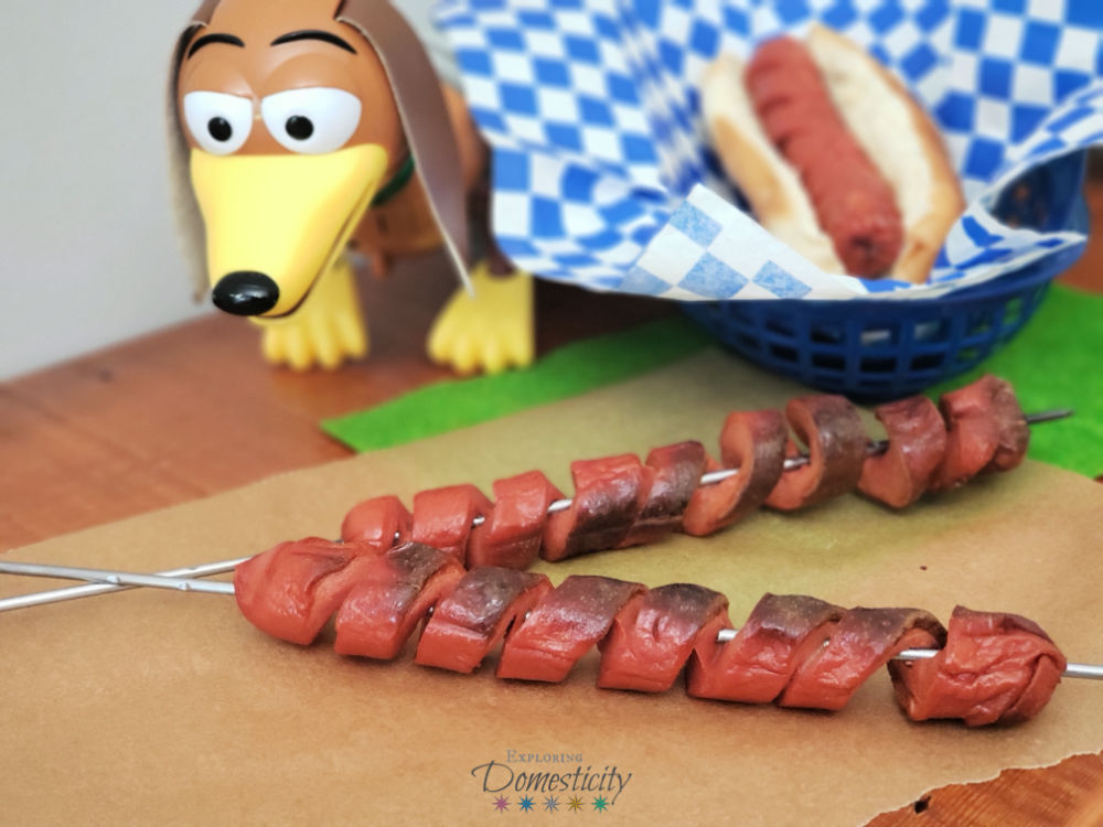 Slinkie dog pasta  Toy story birthday party, Toy story birthday
