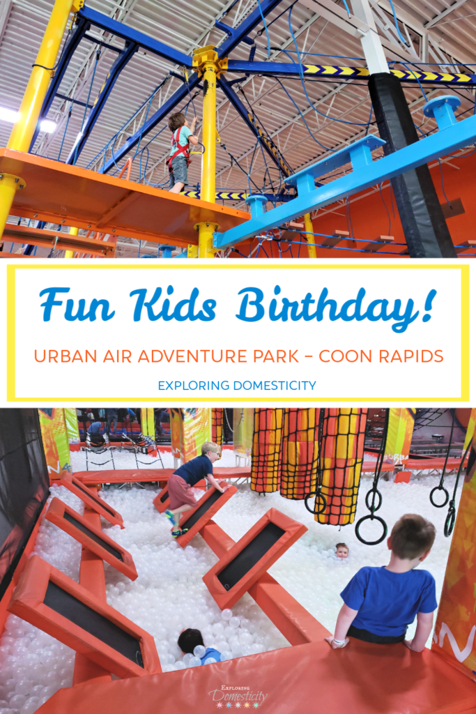 Urban Air Adventure Park ropes course and warrior obstacle course