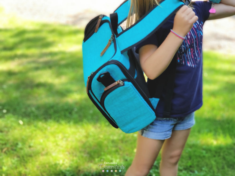 Diaper Bag / Backpack on kid's back