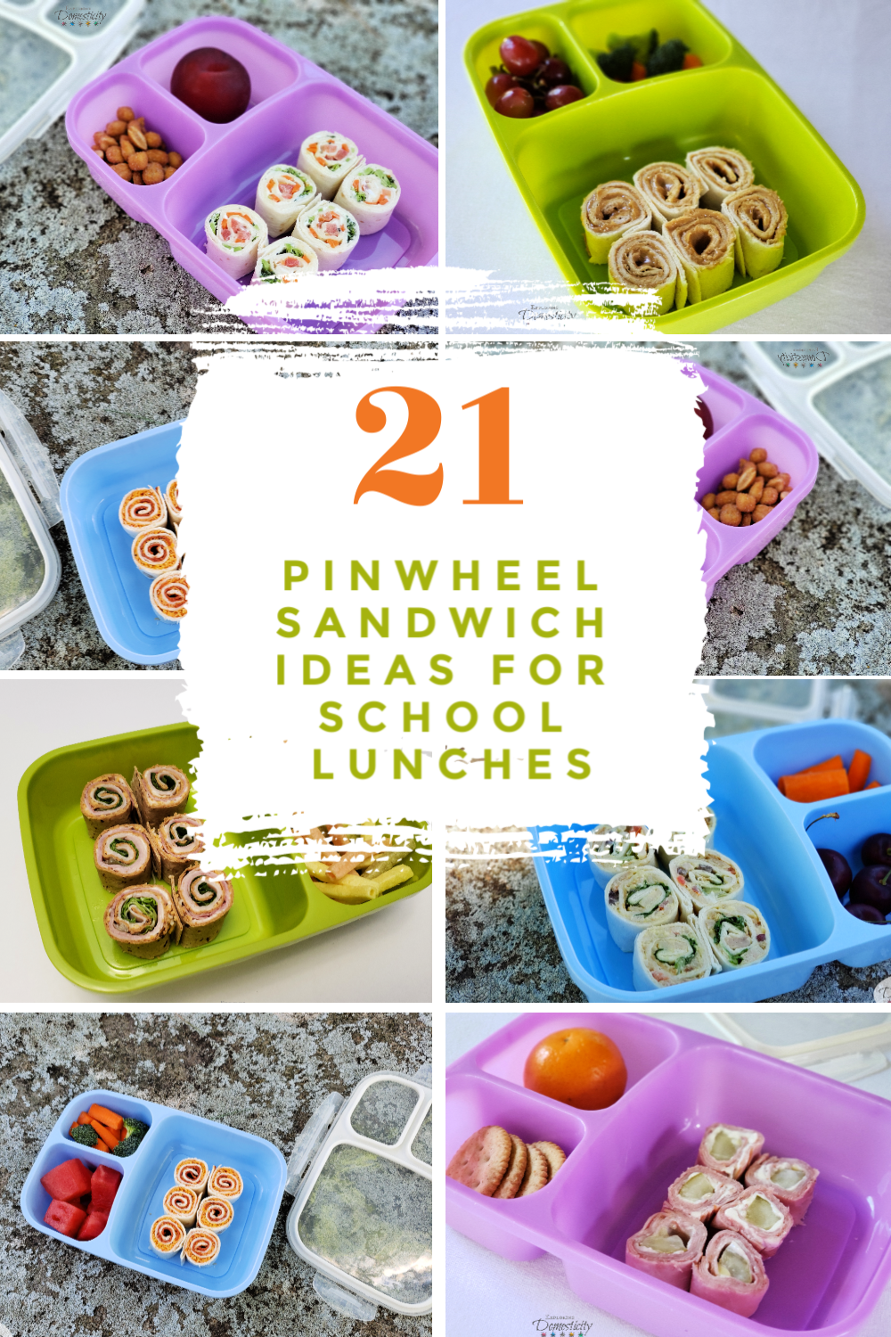 21 Pinwheel Sandwiches for School Lunch ⋆ Exploring Domesticity