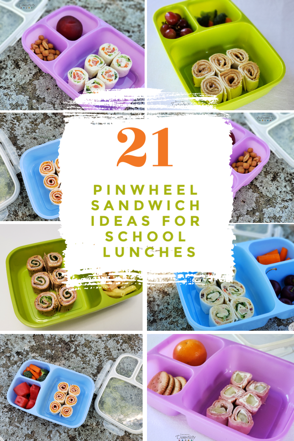 Back to School Lunch Box Pinwheel Ideas - Mary's Whole Life