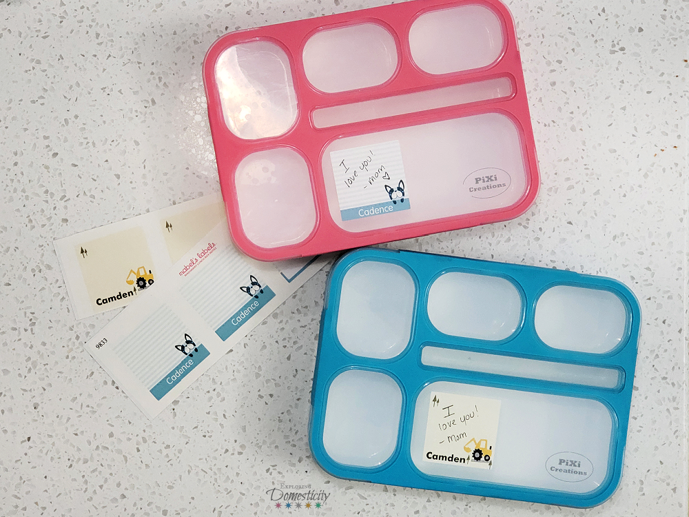 Mabel's Labels washable lunchbox notes