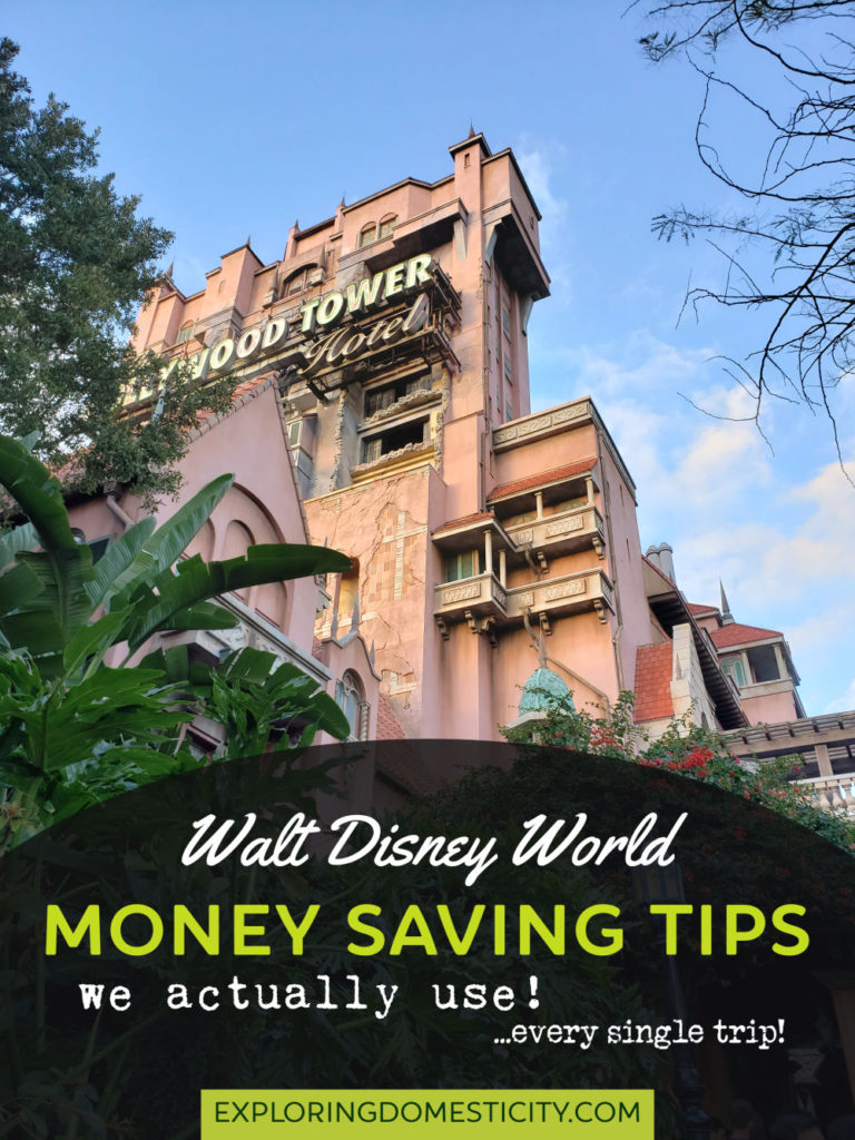 Hollywood Studios Tower of Terror - Walt Disney World Money Saving Tips we actually use...every single time