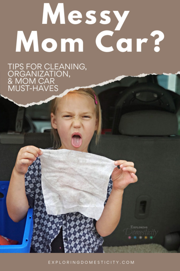 Messy Mom Car - Tips for cleaning, organization, and mom car must-haves