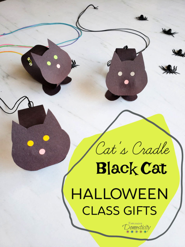 Cat's Cradle Black Cat Halloween Class Gifts