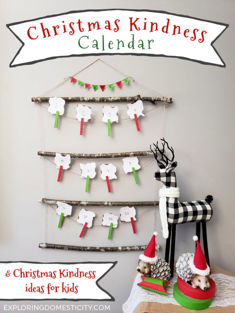 Christmas Kindness Calendar and Christmas kindness ideas for kids