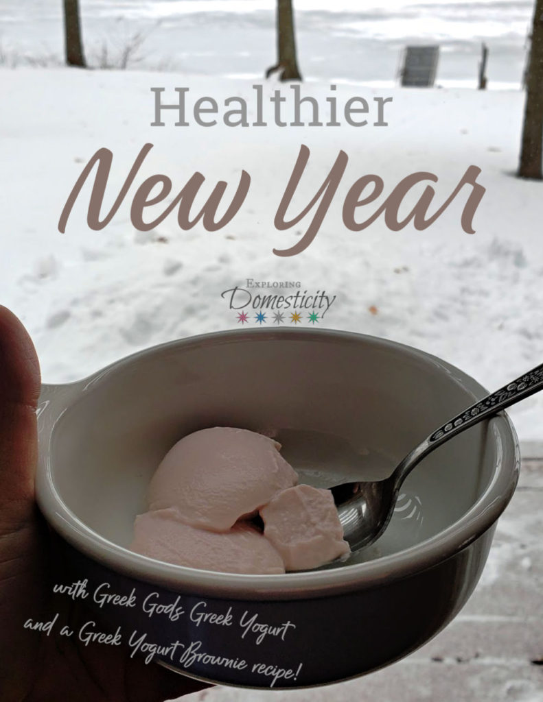 Healthier New Year with Greek Gods Greek Yogurt and a Greek Yogurt Brownie recipe