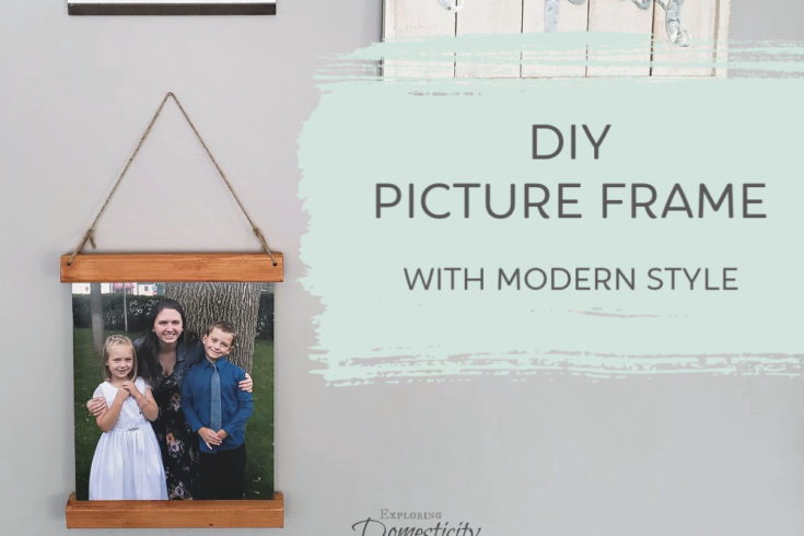 Easy DIY Picture Frame with Modern Style feature