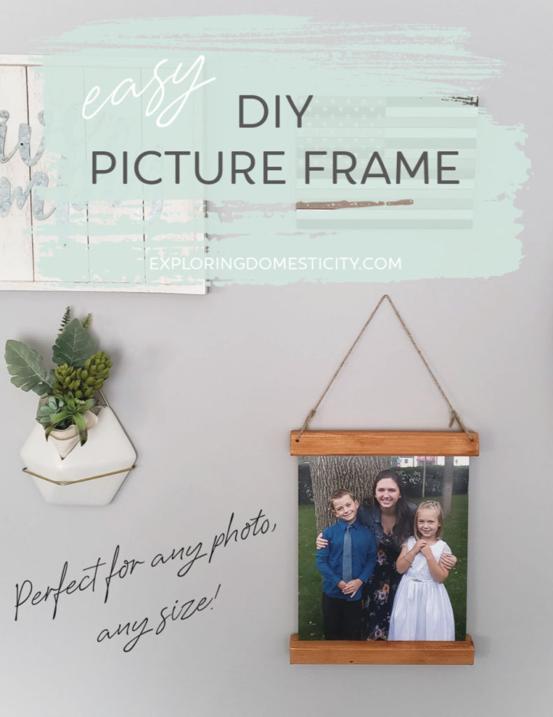 Easy and beautiful DIY picture frame