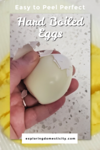 Easy to Peel Perfect Hard Boiled Eggs