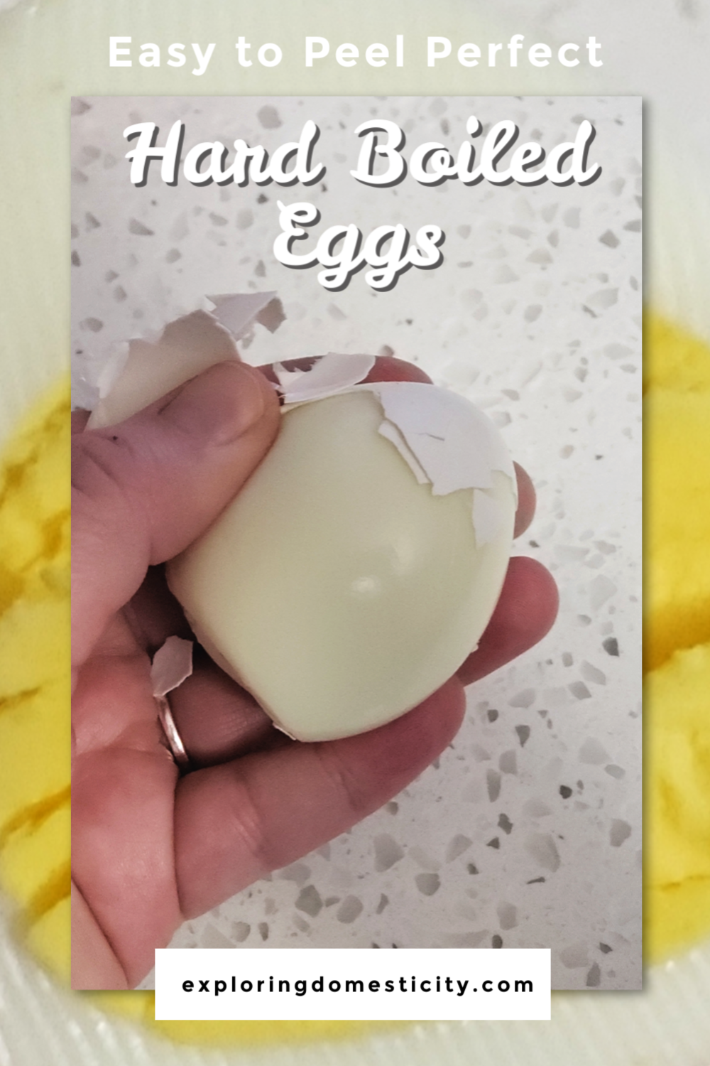 Perfect Hard Boiled Eggs {Easy Peel}