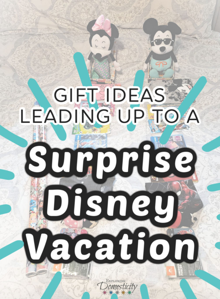 Surprises leading up to a Disney Vacation