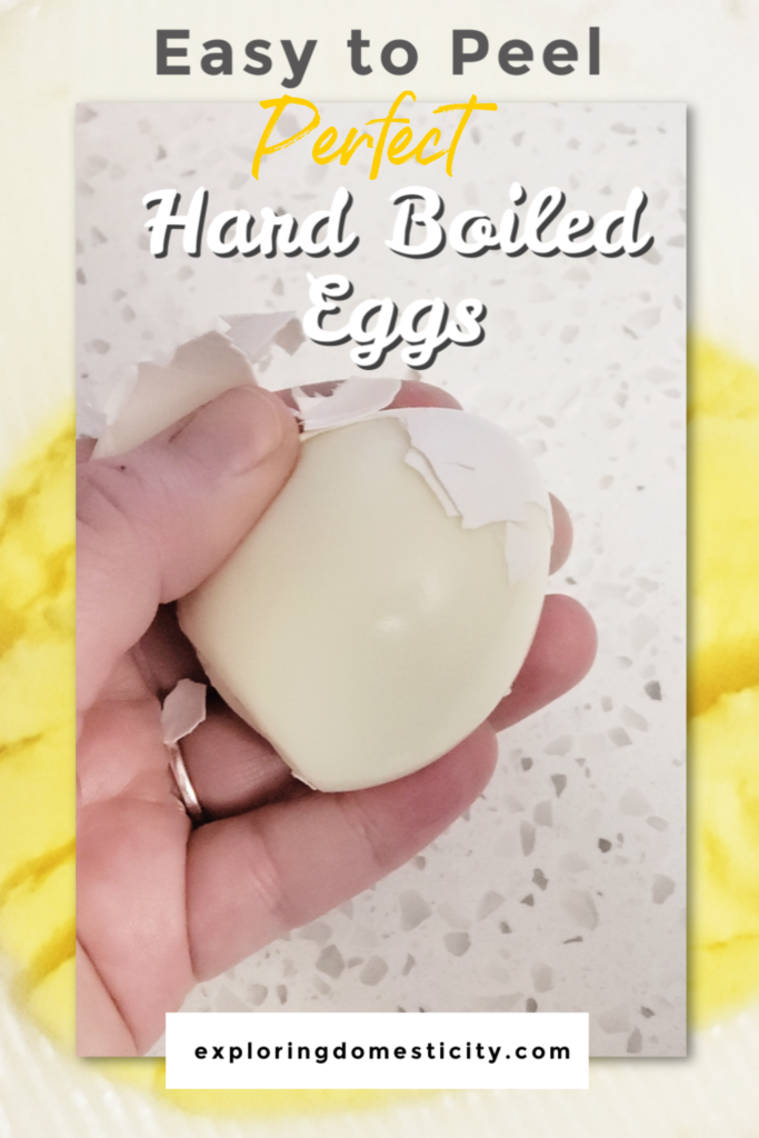 Easy to Peel Perfect Hard Boiled Eggs