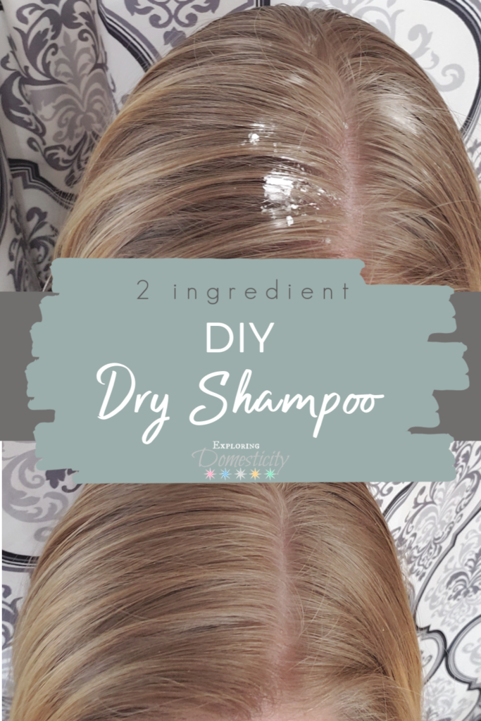 2 ingredient diy dry shampoo before and after