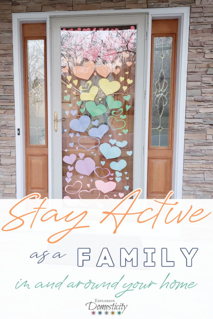 Stay Active as a Family - Ideas for in and around your house