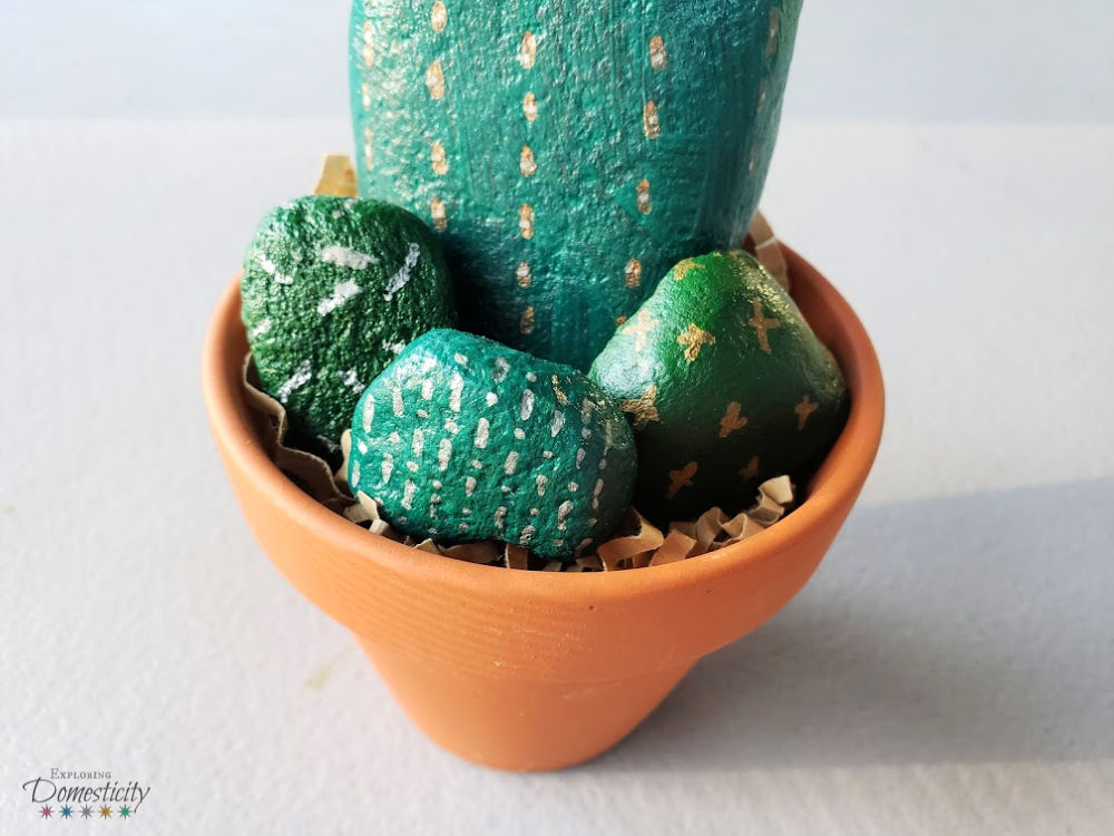 Cactus Painted Rocks