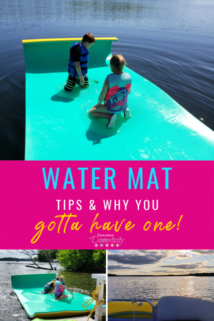 Water Mat - tips and why you gotta have one