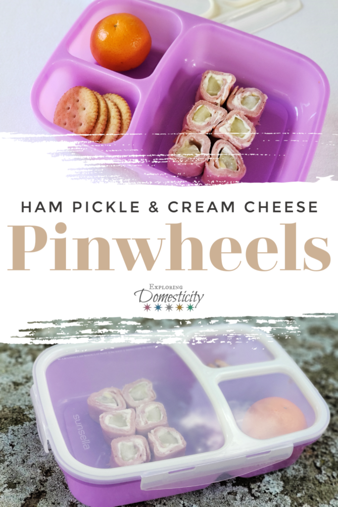 Ham Pickle and Cream Cheese Pinwheels
