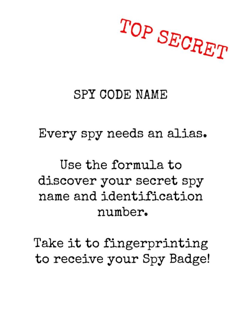 Spy Party Clue 2 - spy code name