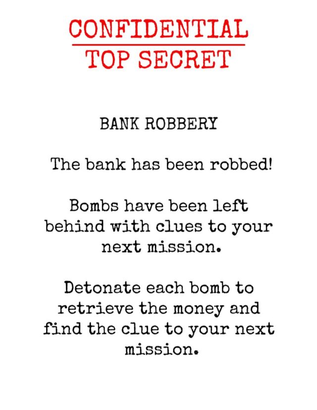 Spy Missions: 9 Printable Missions ⋆ Exploring Domesticity