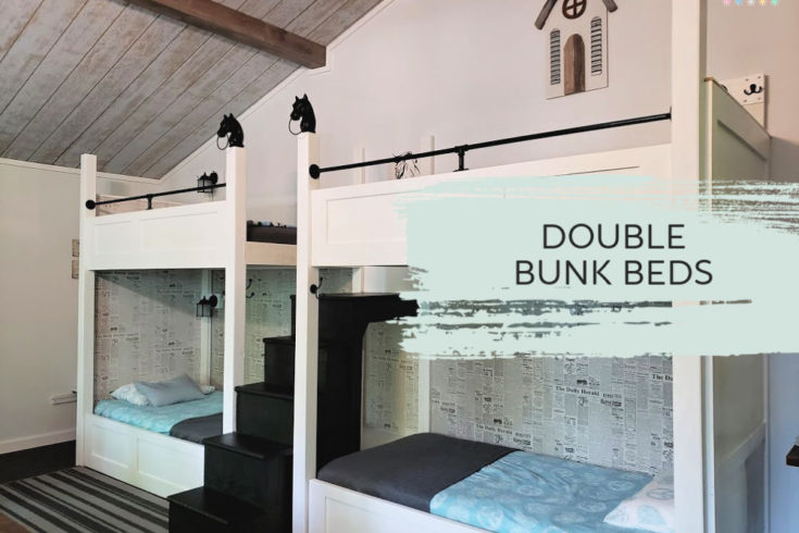 Double bunk beds feature