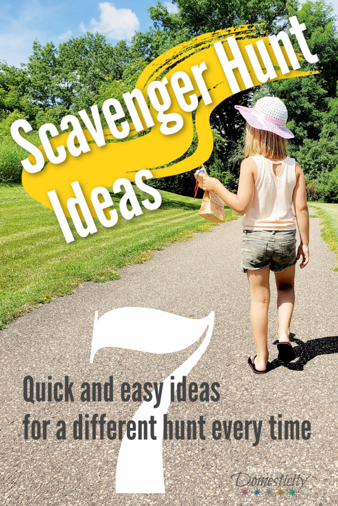 Scavenger Hunt Ideas - 7 ideas for a different hunt every time