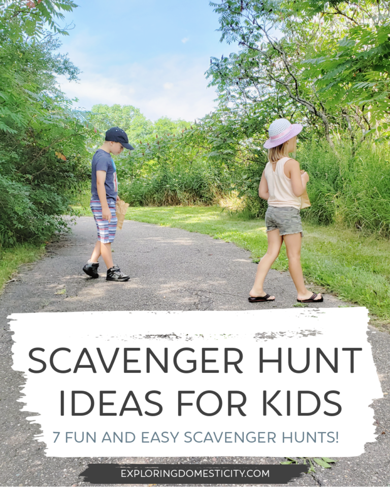 Scavenger Hunt Ideas for Kids ⋆ Exploring Domesticity