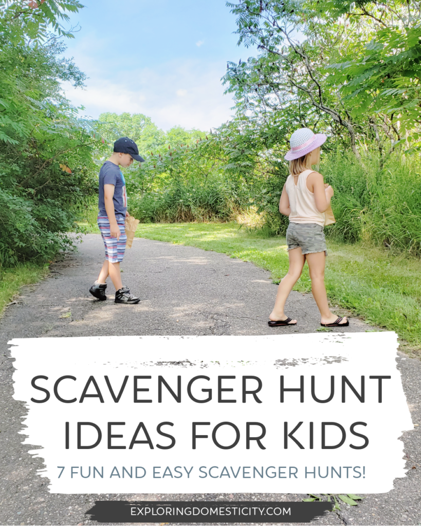 Scavenger Hunt Ideas for Kids - 7 fun and easy scavenger hunts!
