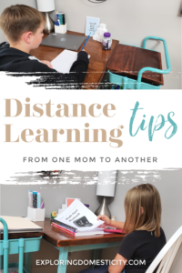 Distance Learning Tips: We can do this! ⋆ Exploring Domesticity