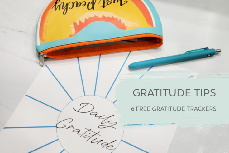 Gratitude Tips - 6 free gratitude trackers