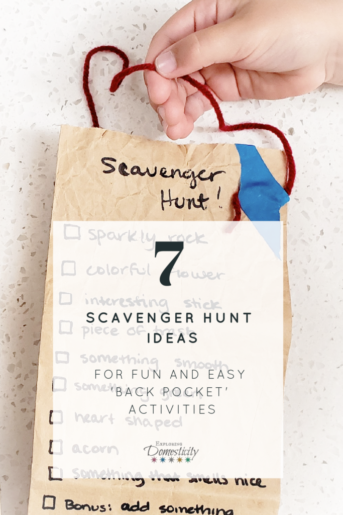7 scavenger hunt ideas for fun and easy 'back pocket' activities