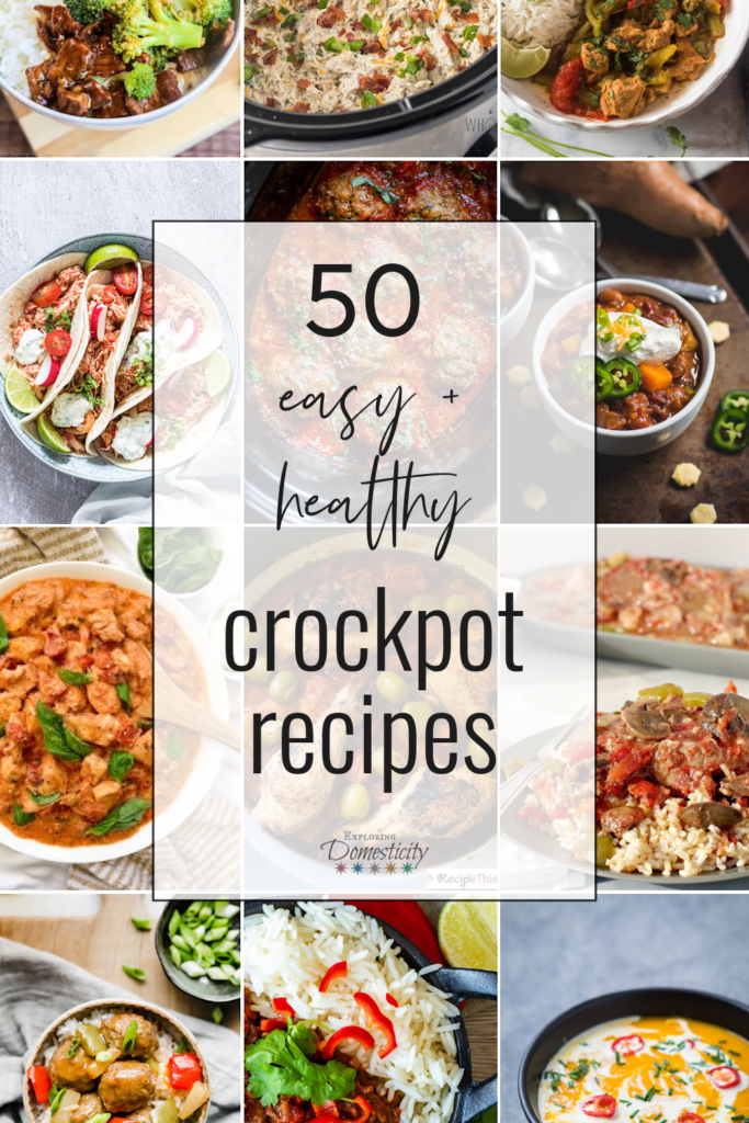 50 easy and healthy crockpot recipes