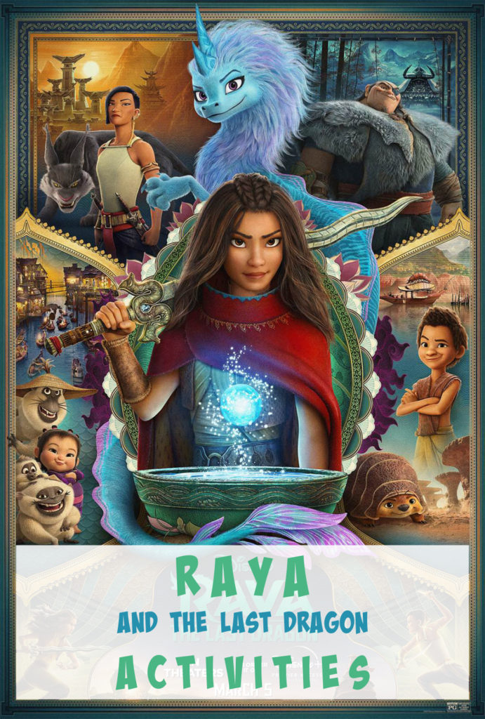Raya and the Last Dragon Activities and activity book