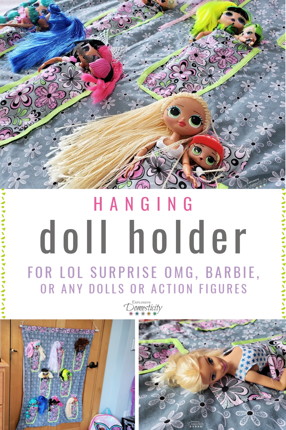 Parana rivier Componist Weglaten Hanging Doll Holder for LOL or Barbie ⋆ Exploring Domesticity