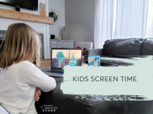 Kids screen time feature