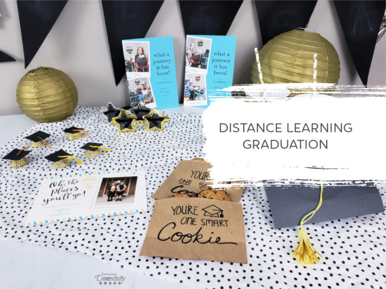 Distance Learning Graduation ⋆ Exploring Domesticity